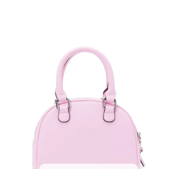 Pink Madden NYC Mini Bowler Handbag With Removable Pouch - Picture 8 of 11
